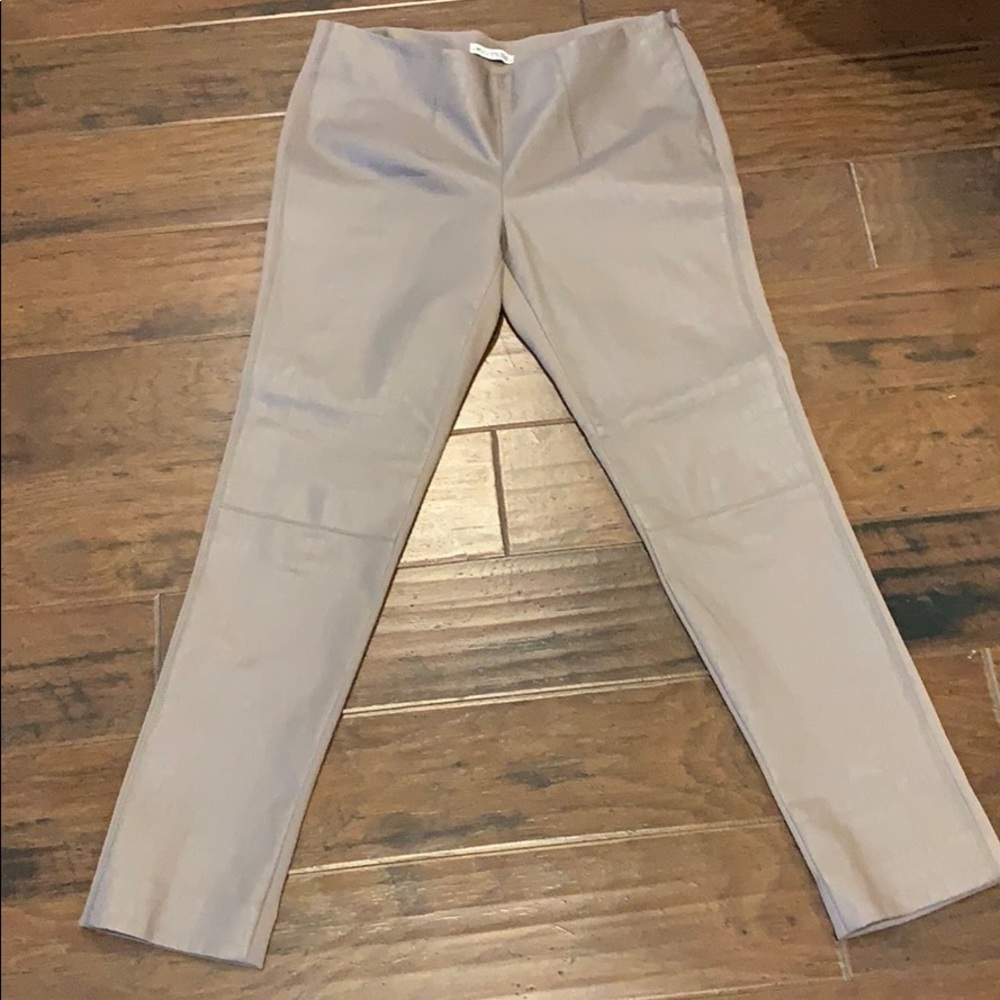 Tan Leather Pants